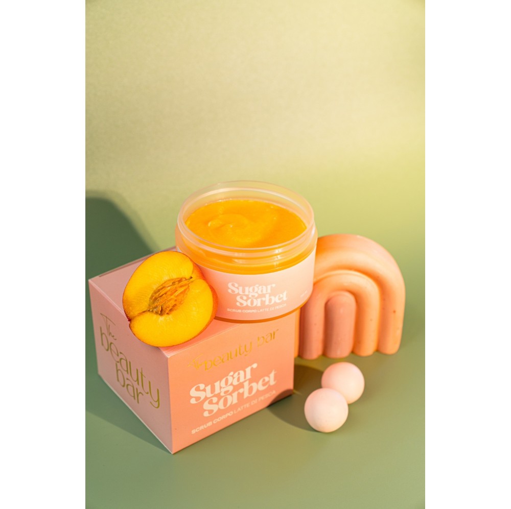 SUGAR SORBET SCRUB CORPO LATTE DI PESCA
