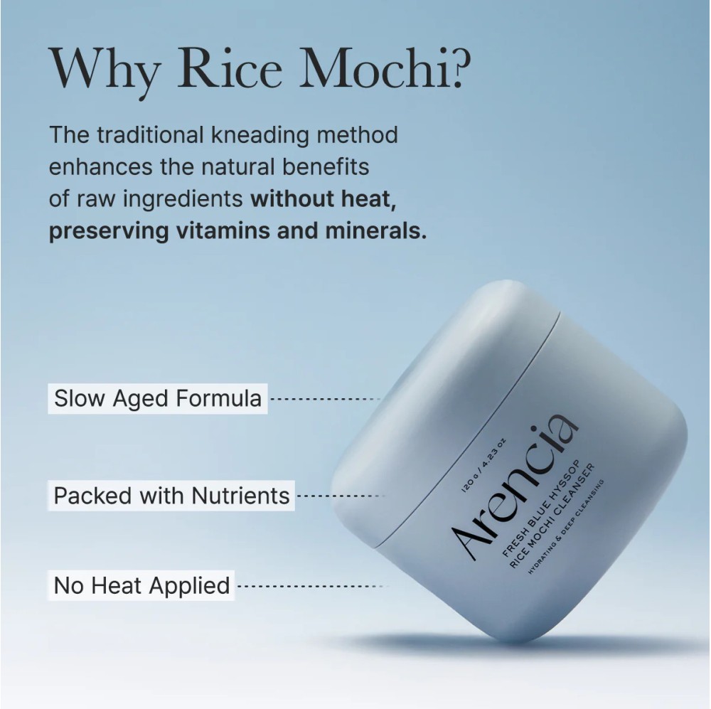 BLUE HYSSOP RICE MOCHI CLEANSER