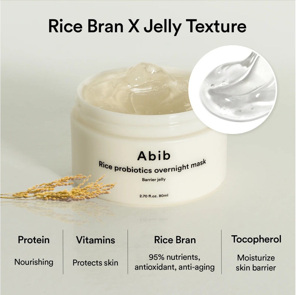 RICE PROBIOTICS OVERNIGHT MASK BARRIER JELLY