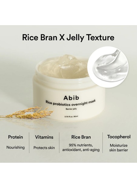 RICE PROBIOTICS OVERNIGHT MASK BARRIER JELLY