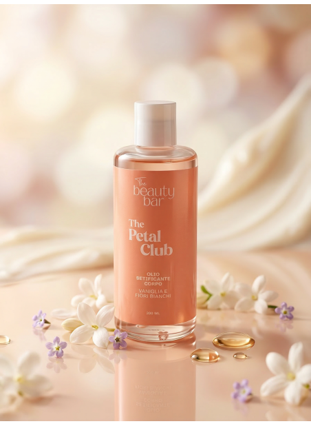 THE PETAL CLUB - OLIO CORPO SETIFICANTE VANIGLIA E FIORI BIANCHI