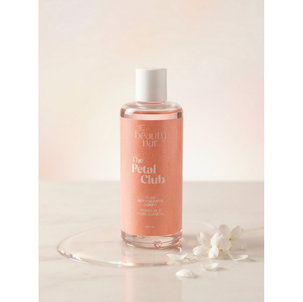 THE PETAL CLUB - OLIO CORPO SETIFICANTE VANIGLIA E FIORI BIANCHI