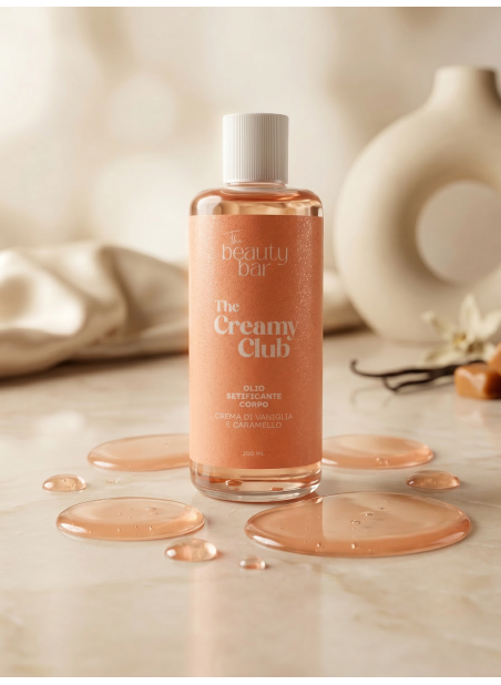 THE CREAMY CLUB OLIO-SETIFICANTE CORPO VANIGLIA E CARAMELLO