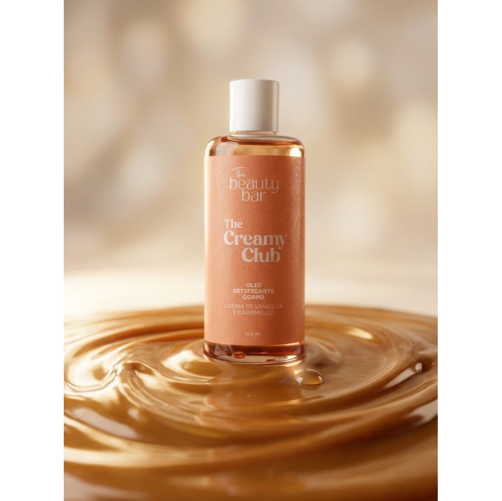 THE CREAMY CLUB OLIO-SETIFICANTE CORPO VANIGLIA E CARAMELLO