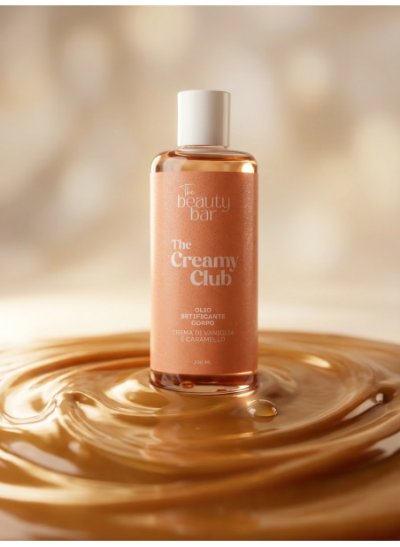 THE CREAMY CLUB OLIO-SETIFICANTE CORPO VANIGLIA E CARAMELLO