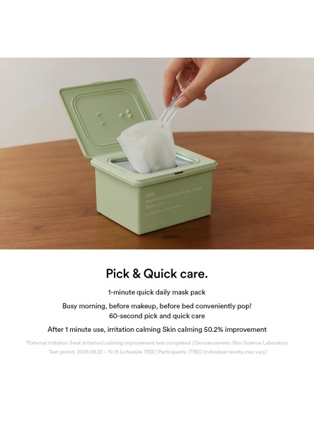 HEARTLEAF CALMING SHEET MASK DAILY PICK