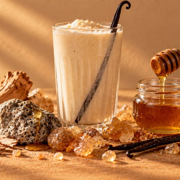 Note di fondo: Vanilla Milkshake, Benzoino, Ambra Grigia, Legno Di Sandalo, Miele