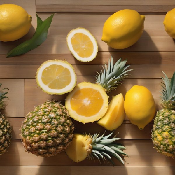 Top notes: Lemon, Pineapple, Mango, Rum