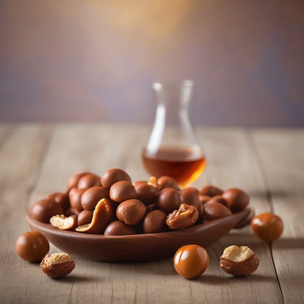 Top notes: Roasted Hazelnuts & Caramel, Cacao Seeds, Whisky