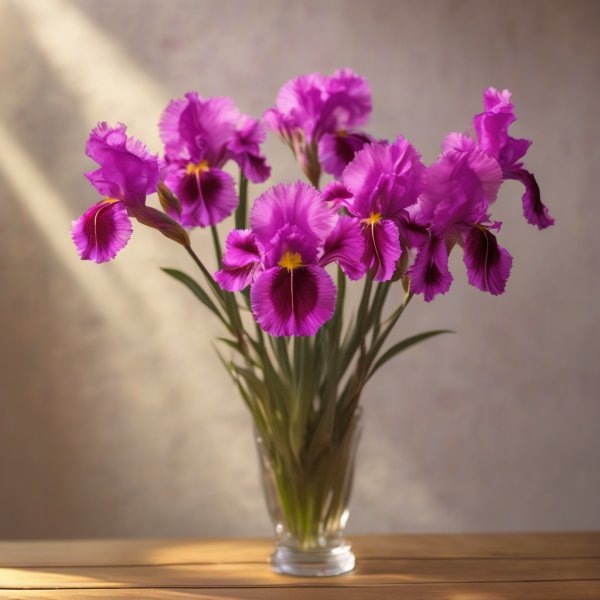 Heart notes: Iris Concrete, Magenta Dianthus