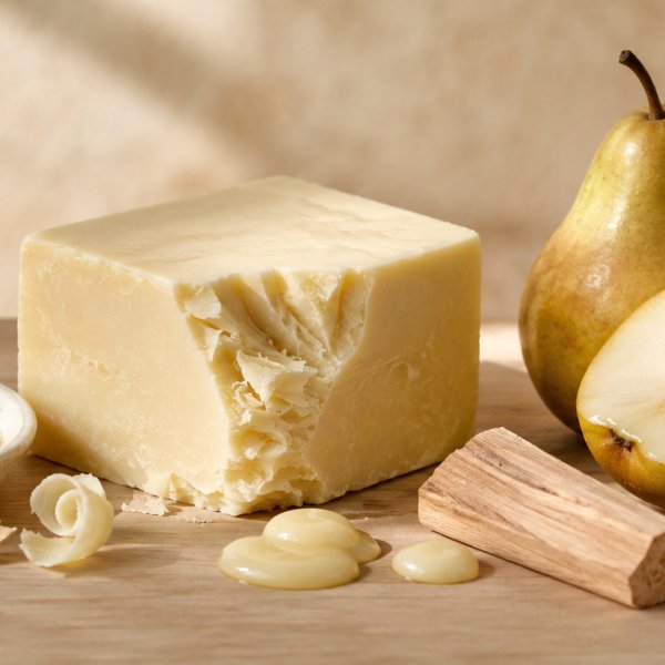 Note di cuore: Burro Di Cacao, Pera, Sandalo