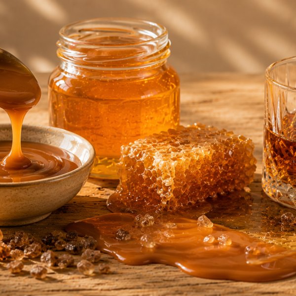 Heart notes: Caramel, Honey, Rum