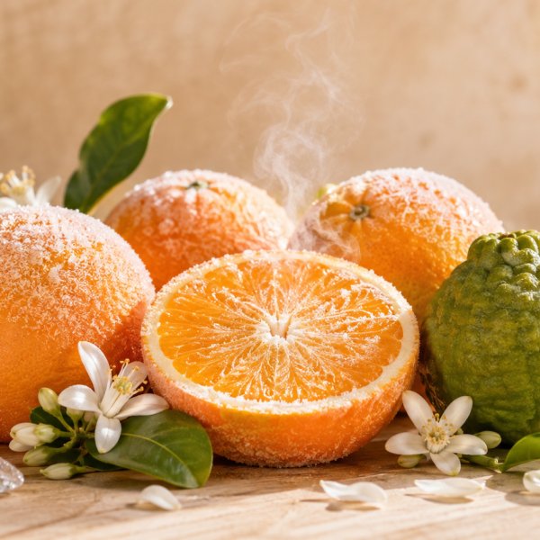 Note di testa: Bergamotto, Fiori D'arancio, Arancia Ghiacciata