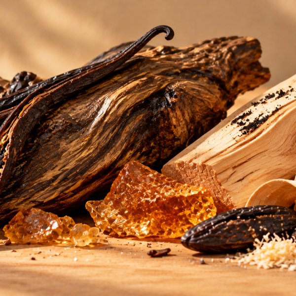 Note di fondo: Ambra, Fava Tonka, Legno Di Gaiac, Sandalo, Vaniglia
