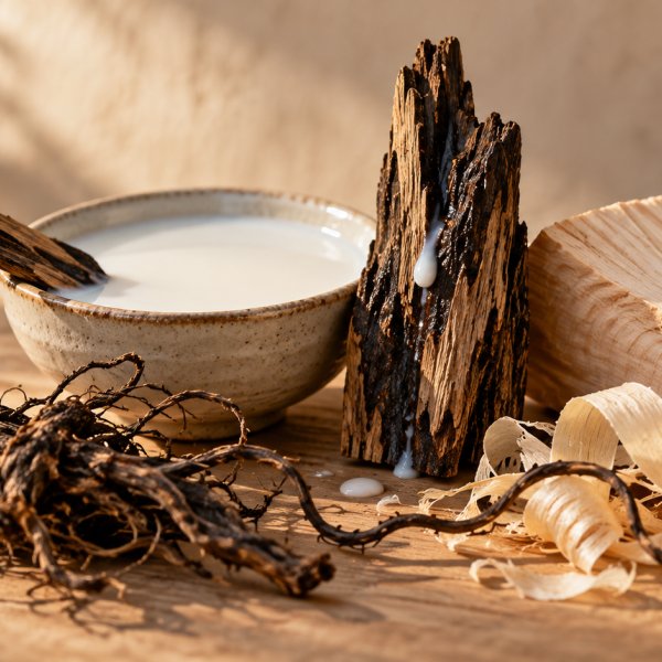 Note di cuore: Accordo Latteo, Sandalo, Cypriol Dell'india, Accordo Oud