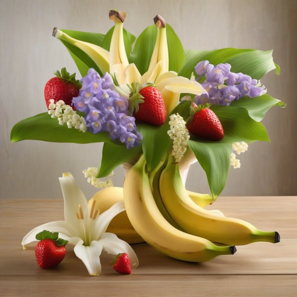 Note di cuore: Banana, Fragola, Iris, Mughetto