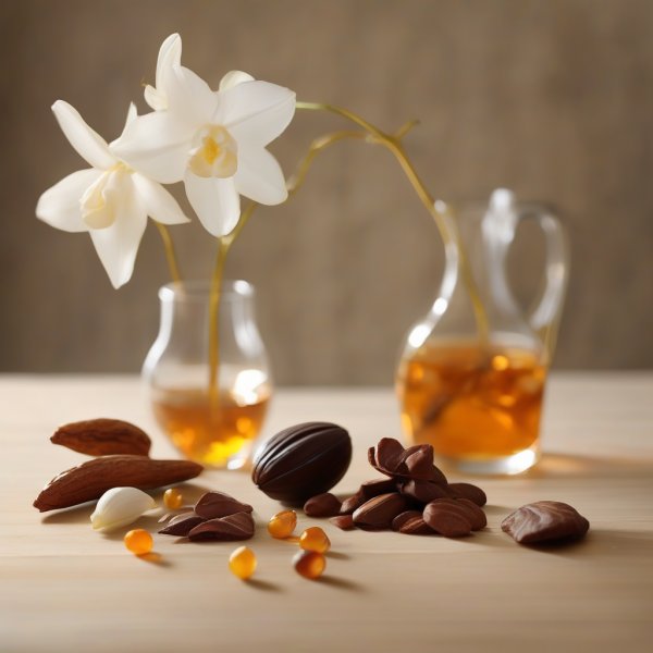 Heart notes: Amber, Cacao Absolute, Jasmine, Narcissus