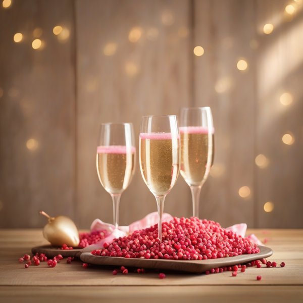 Top notes: Champagne, Pink Pepper