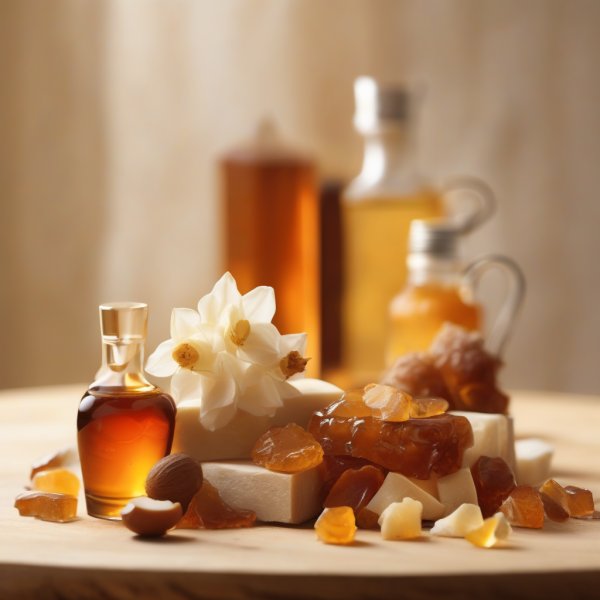Note di fondo: Ambra, Caramello, Muschio Bianco, Semi D'ambretta, Vaniglia