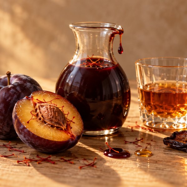 Note di testa: Nettare Di Prugna, Rum Di Prugna, Zafferano