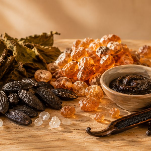 Note di fondo: Fava Tonka, Orcanox, Patchouli, Vaniglia Bourbon, Resinoide Di Benzoino