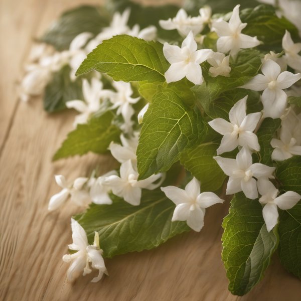 Heart notes: Patchouli Leaves from Sumatra, Jasmine