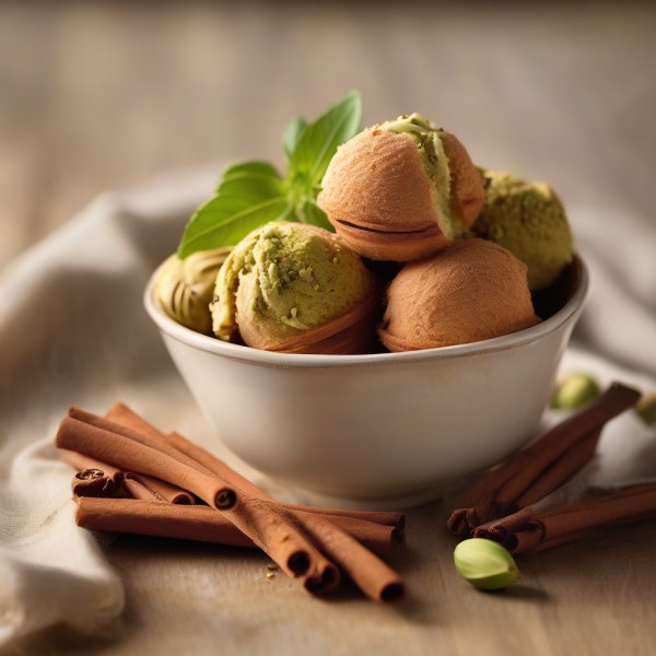 Heart notes: Cinnamon, Vanilla Ice Cream, Pistachio