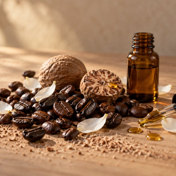 Note di cuore: Assoluta Di Caffè Co2, Olio Essenziale Di Noce Moscata, Petali Di Gelsomino