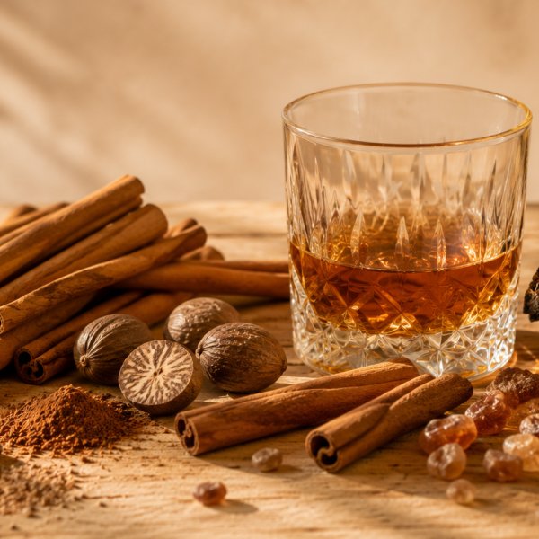Note di testa: Cannella, Noce Moscata, Rhum