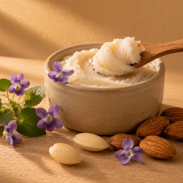 Note di testa: Violetta, Burro D'iris, Mandorla Di Sicilia