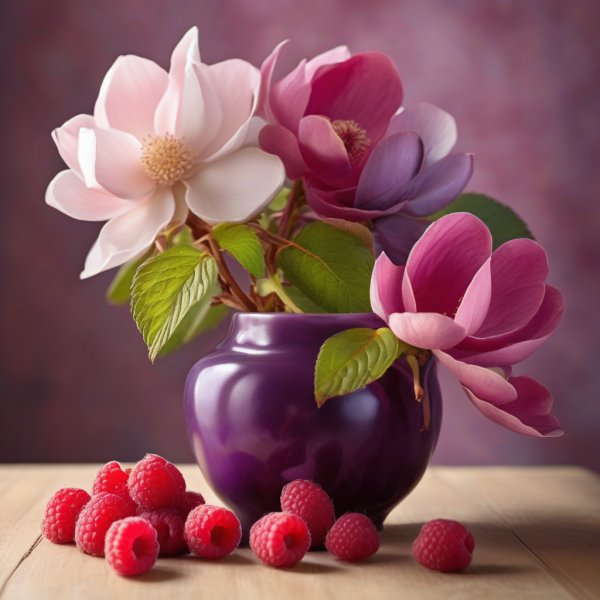 Heart notes: Raspberry, Magnolia, Violet