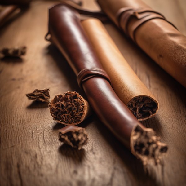 Base notes: Leather, Tobacco