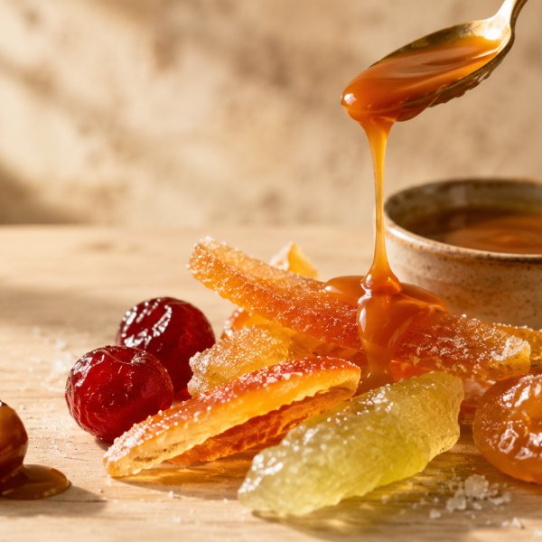 Note di cuore: Caramello, Frutta Candita