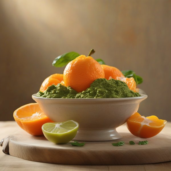 Top notes: Orange, Mandarin Orange, Pesto