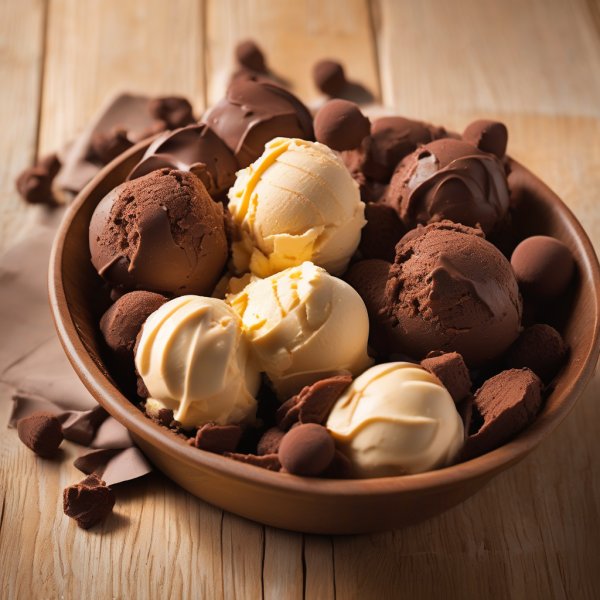 Note di cuore: Gelato Al Cioccolato, Gelato Alla Vaniglia