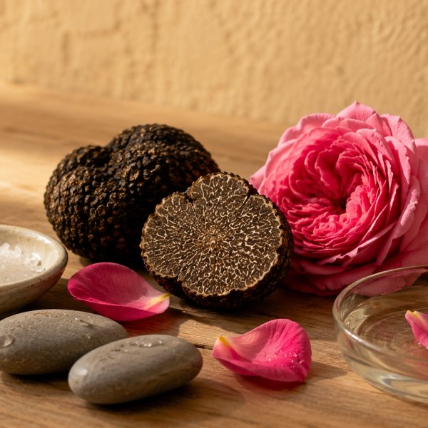 Note di cuore: Accordo Marino, Essenza Di Rosa, Tartufo