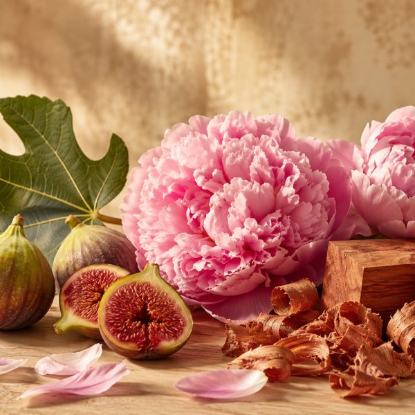 Note di cuore: Fico, Legno Di Cedro, Peonia