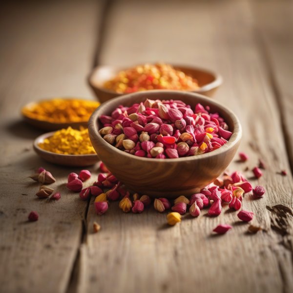 Note di testa: Cardamomo, Cumino Indiano, Pepe Rosa, Zafferano