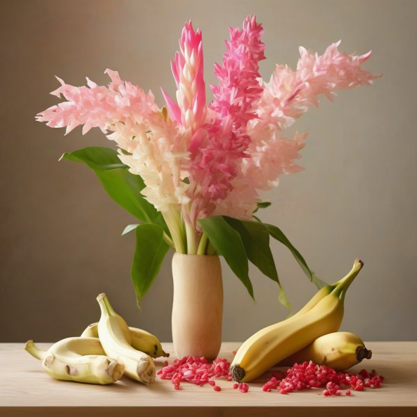 Top notes: Banana Leaf, Pink Pepper, Tuberose, Ginger