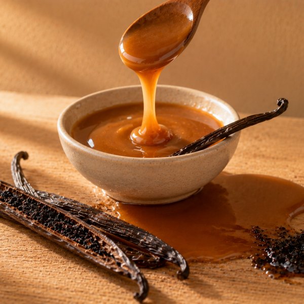 Heart notes: Caramel, Bourbon Vanilla