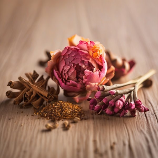 Note di cuore: Chiodi Di Garofano, Incenso, Rosa Damascena