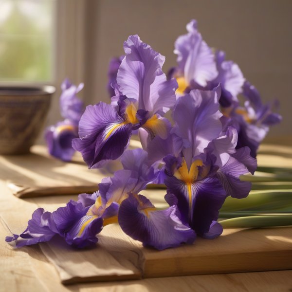 Heart notes: Iris, Labdanum, Animalic Notes, Violet