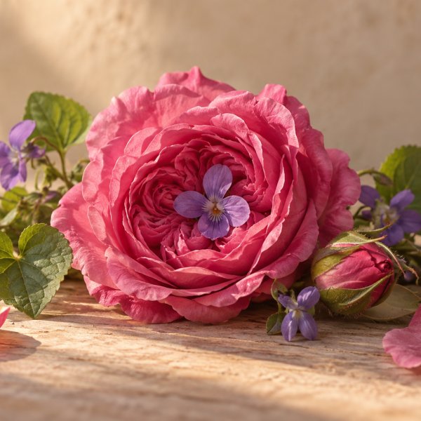 Note di cuore: Rosa Damascena, Violetta