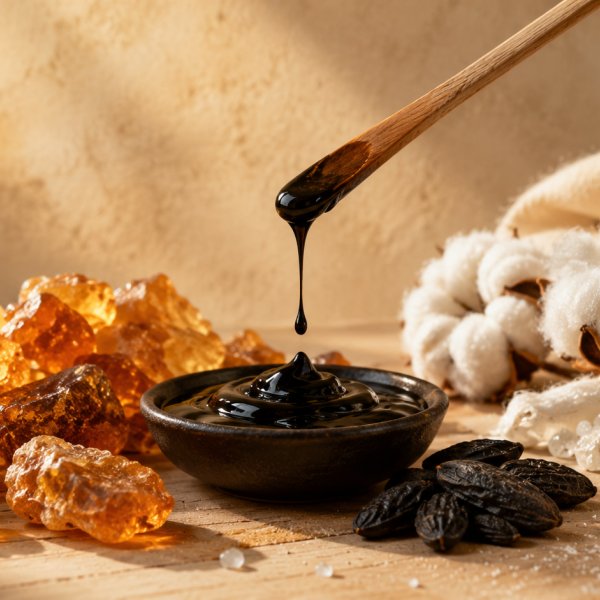 Note di fondo: Ambra, Cashmeran, Fava Tonka, Muschio, Balsamo Nero