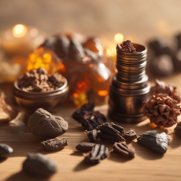 Note di fondo: Ambra, Fava Tonka, Incenso, Muschi, Patchouli, Sandalo